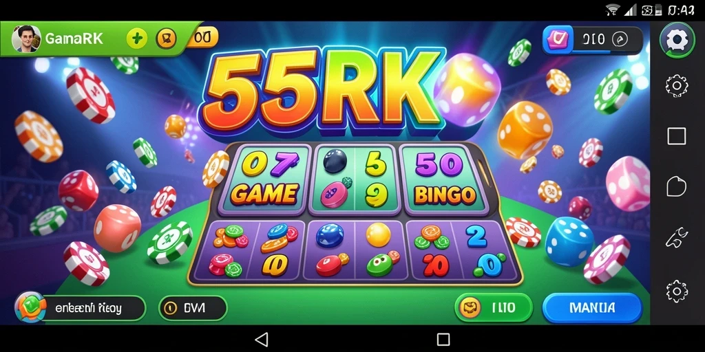 Tampilan menarik saat bermain Bingo di 55RK.