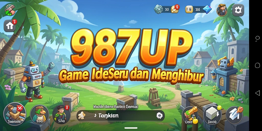 Tampilan gameplay 987UP yang menarik dan mudah dipahami.