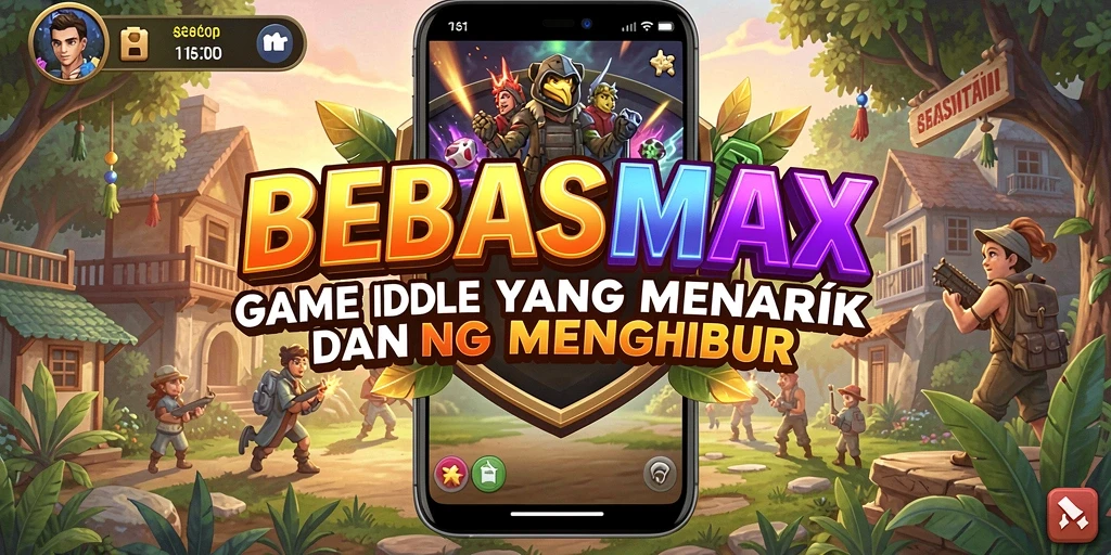 Tampilan gameplay BEBASMAX menampilkan manajemen sumber daya yang mengasyikkan.