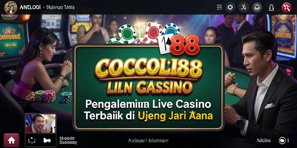 Tampilan gameplay menarik di COCOL88 dengan dealer profesional.