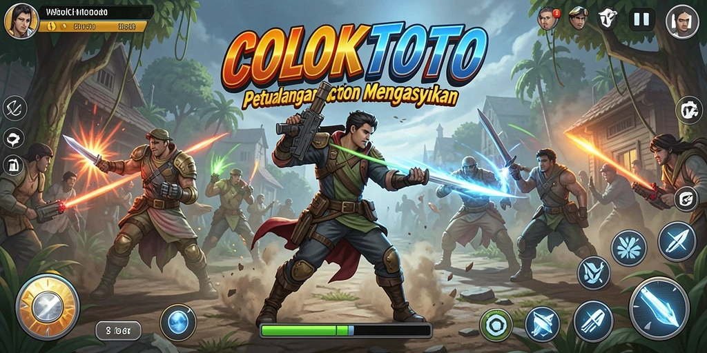 Tampilan gameplay seru dalam COLOKTOTO yang penuh aksi.