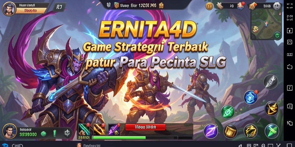 Gameplay seru di ERNITA4D dengan strategi dan pertempuran intens.