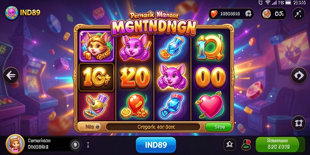 Tampilan menarik dari gameplay Slot di IND89.