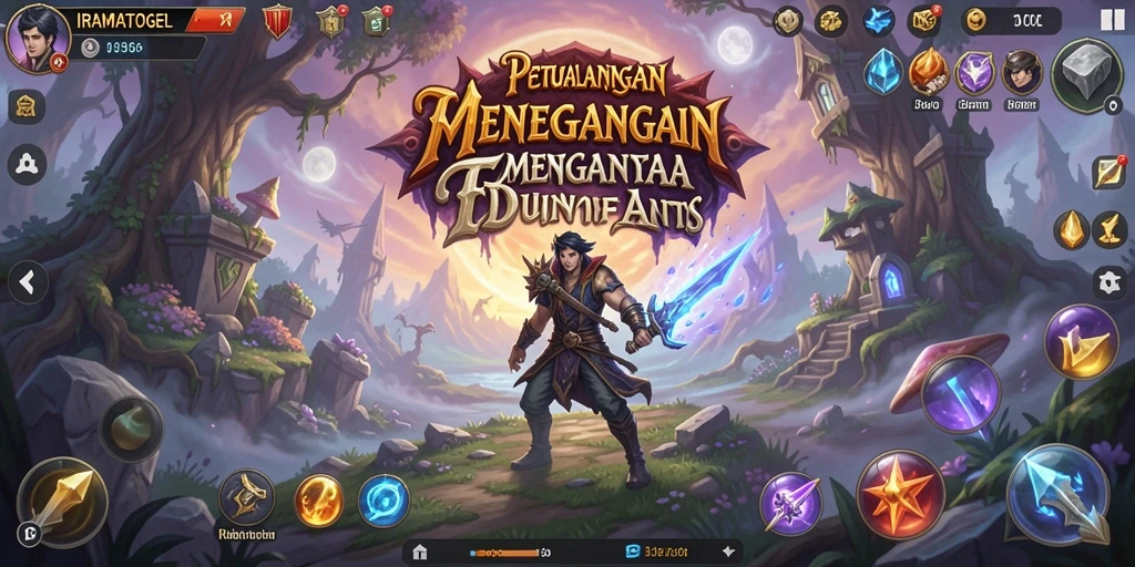 Tangkapan layar gameplay menampilkan petualangan seru dan grafis menakjubkan.