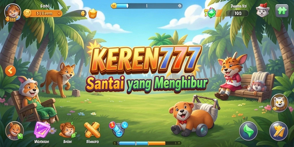 Screenshot gameplay KEREN777 yang menampilkan keseruan permainan santai.