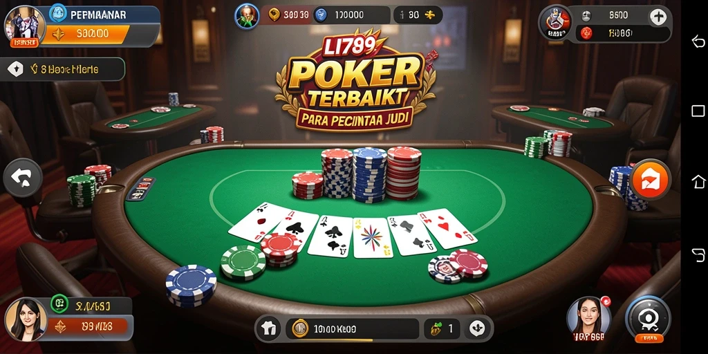 Tampilan menarik dari permainan poker di LI789 dengan gameplay yang mengasyikkan.