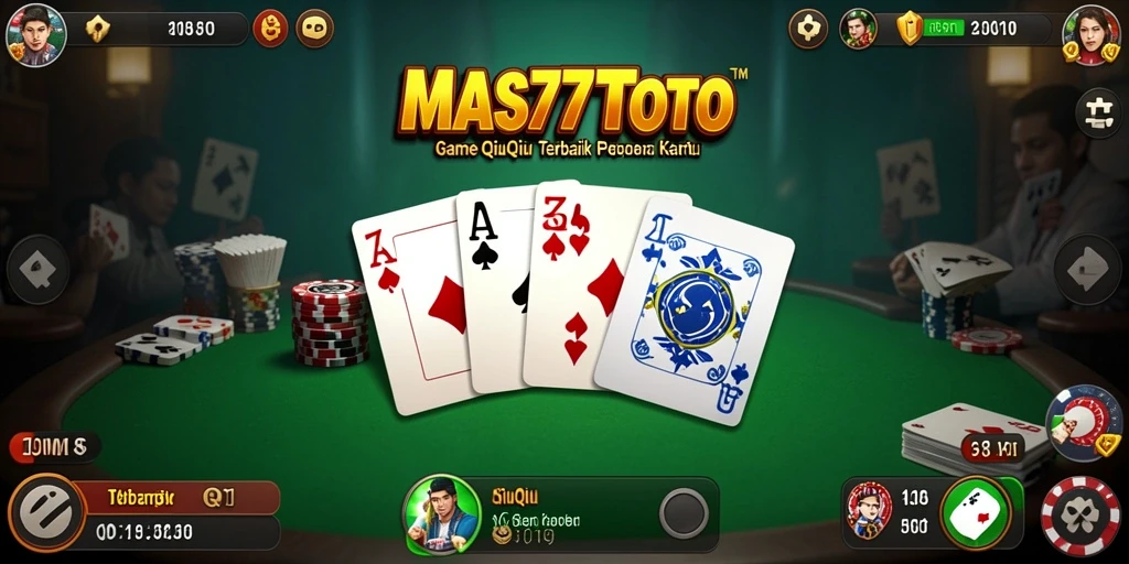 Tampilan gameplay seru dan menarik di game QiuQiu MAS77TOTO.