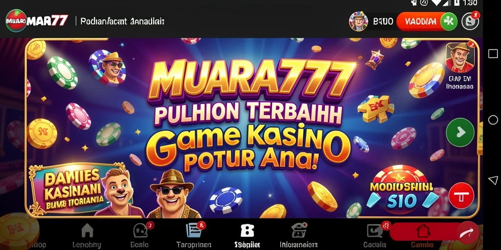 Screenshot MUARA777 menampilkan gameplay Kasino yang seru dan menarik.