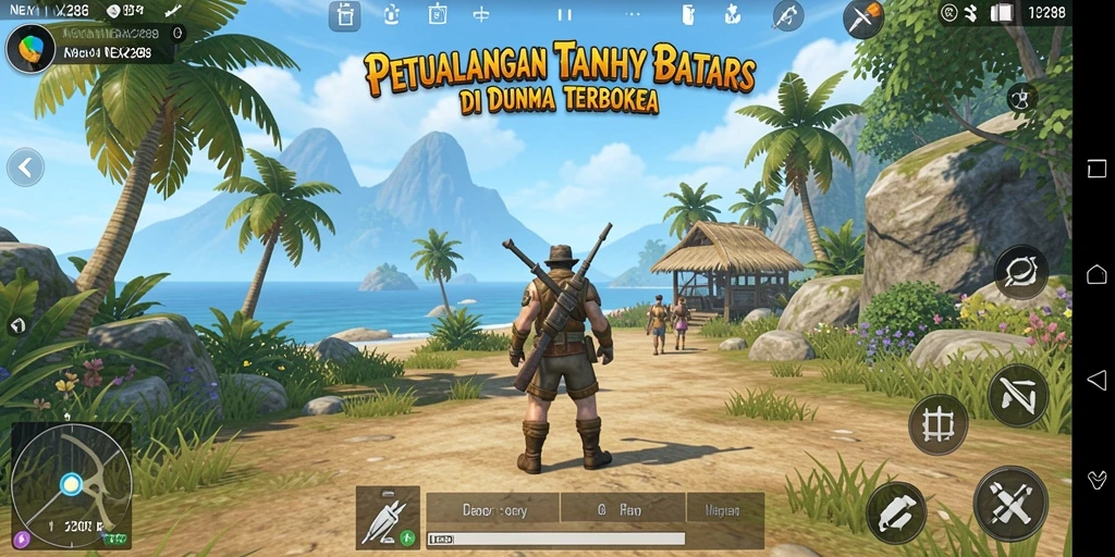 Gameplay <strong>NEX288</strong> yang menampilkan eksplorasi dunia terbuka yang luas dan interaktif.