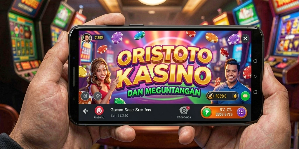 Screenshot utama ORISTOTO menampilkan gameplay Kasino yang mengasyikkan.