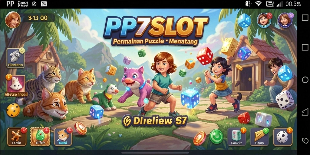 Screenshot dari gameplay PP7SLOT yang menampilkan tantangan puzzle menarik.