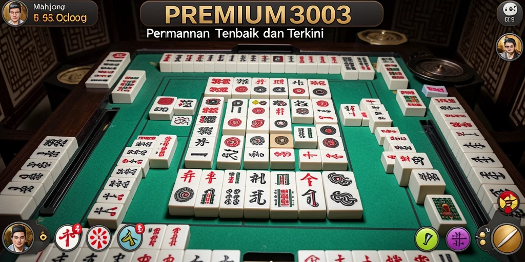 Tampilan gameplay Mahjong yang menarik dan penuh warna.