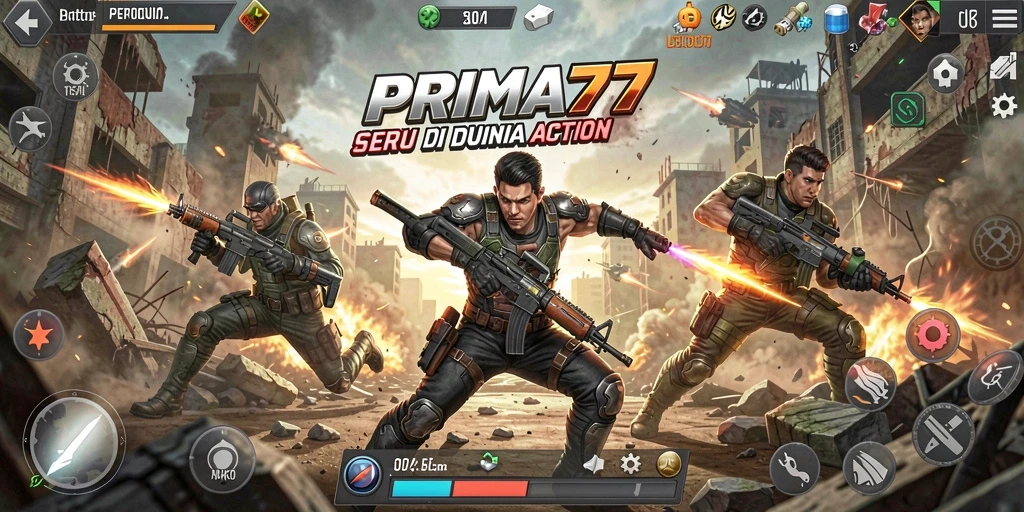 Gambaran gameplay seru dan menegangkan di PRIMA77.