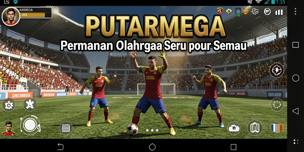 Tampilan gameplay PUTARMEGA yang menarik dan penuh aksi.