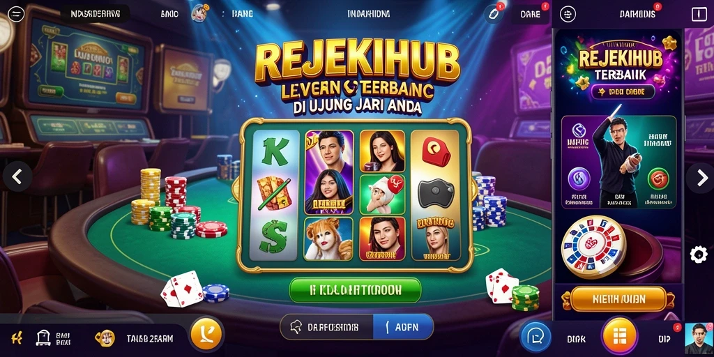 Screenshot gameplay REJEKIHUB yang menunjukkan suasana kasino langsung.