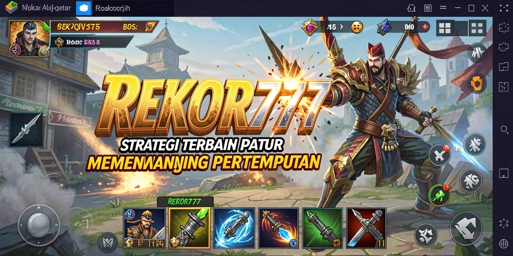 Tangkapan layar gameplay menegangkan di REKOR777.