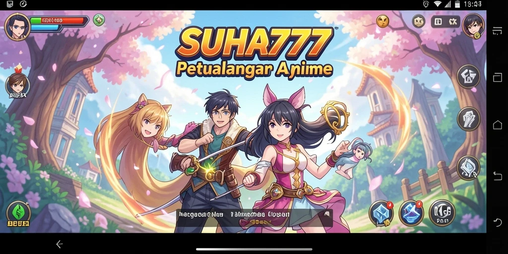 Tampilan gameplay <strong>SUHU777</strong> yang menampilkan interaksi karakter Anime yang mengasyikkan.