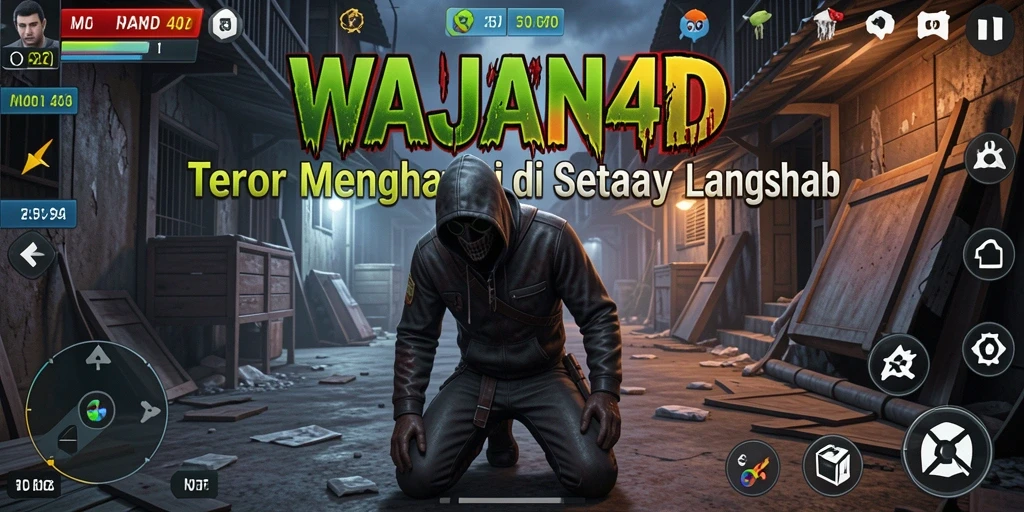 Screenshot gameplay menakutkan dari WAJAN4D yang mempesona.